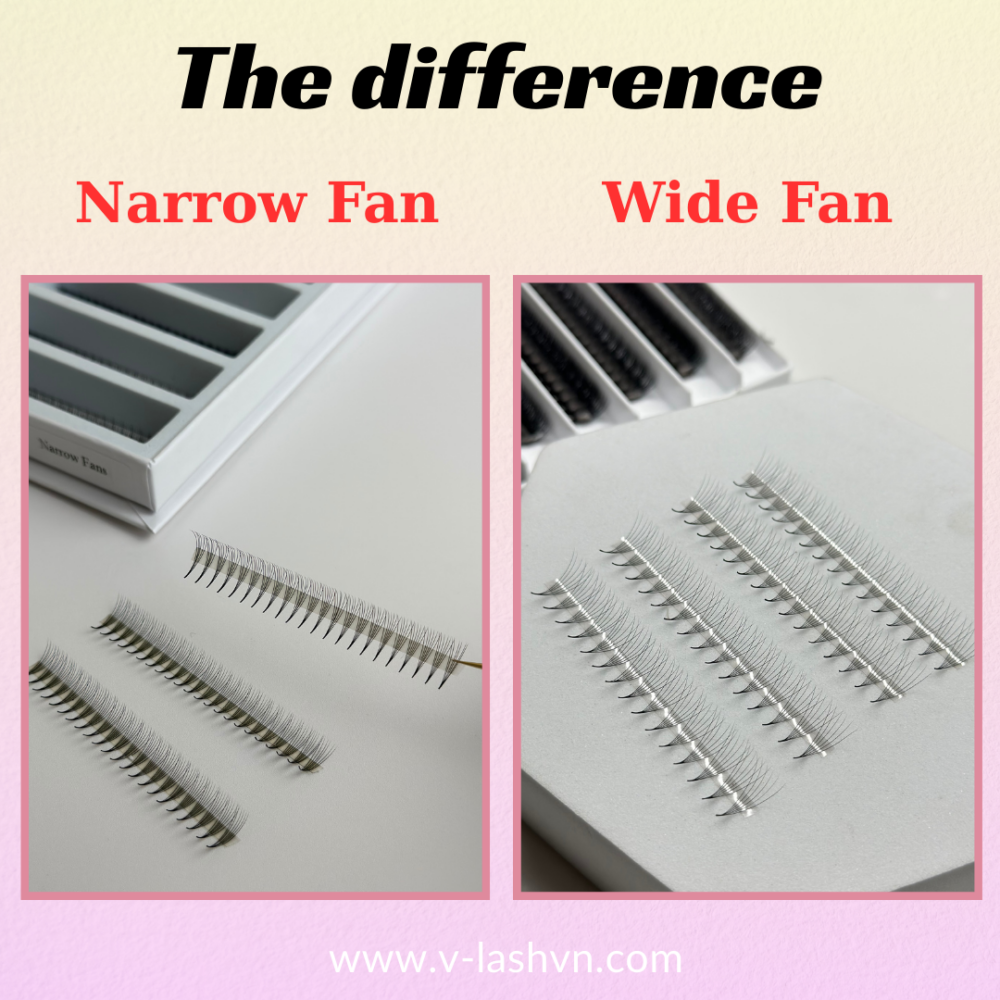 the difference between narrow promade fan and wide promade fan