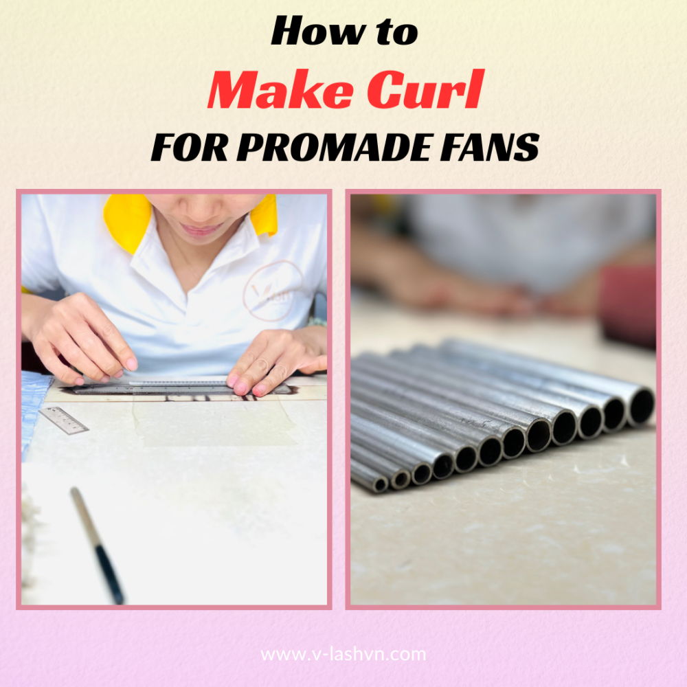 How to make the curl for promade fans