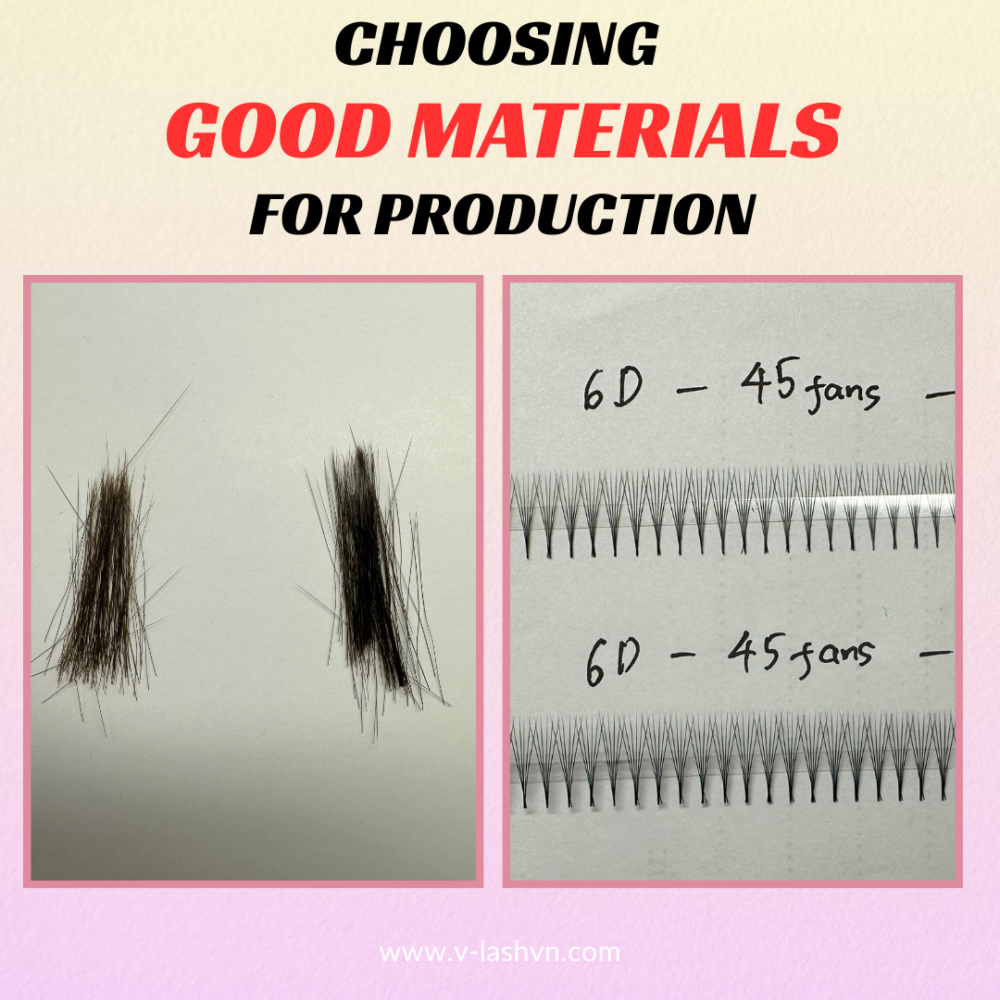 Choosing good materials for production